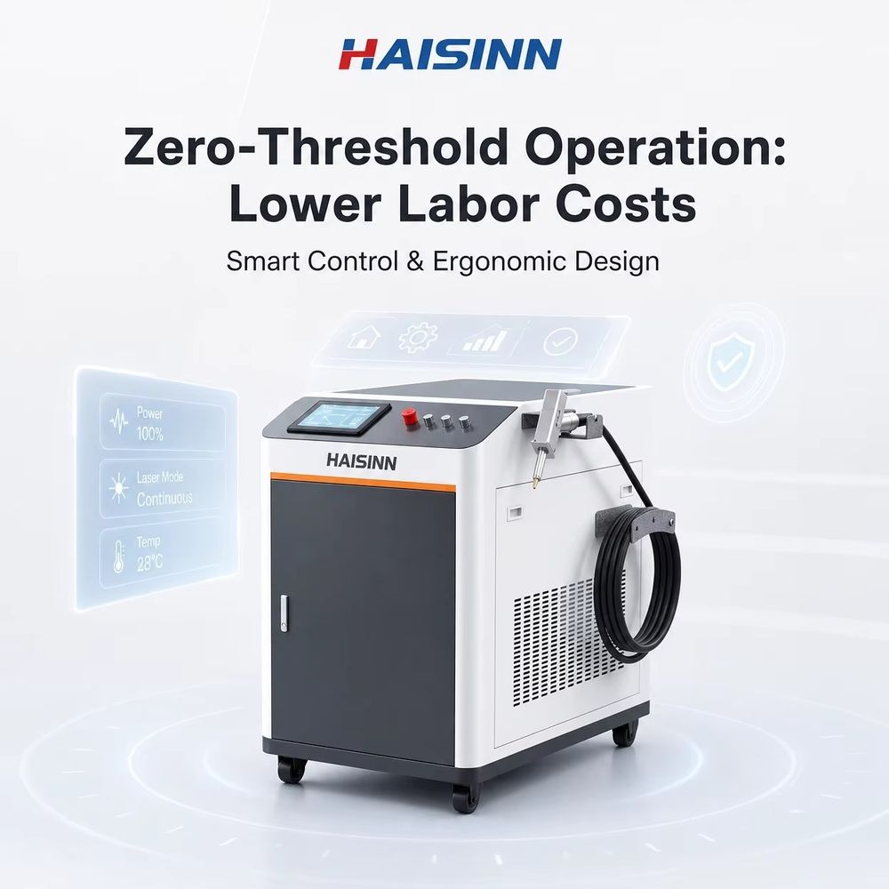 Industrial Handheld Laser Welding Machine - Przemysłowa ręczna spawarka laserowa światłowodowa z