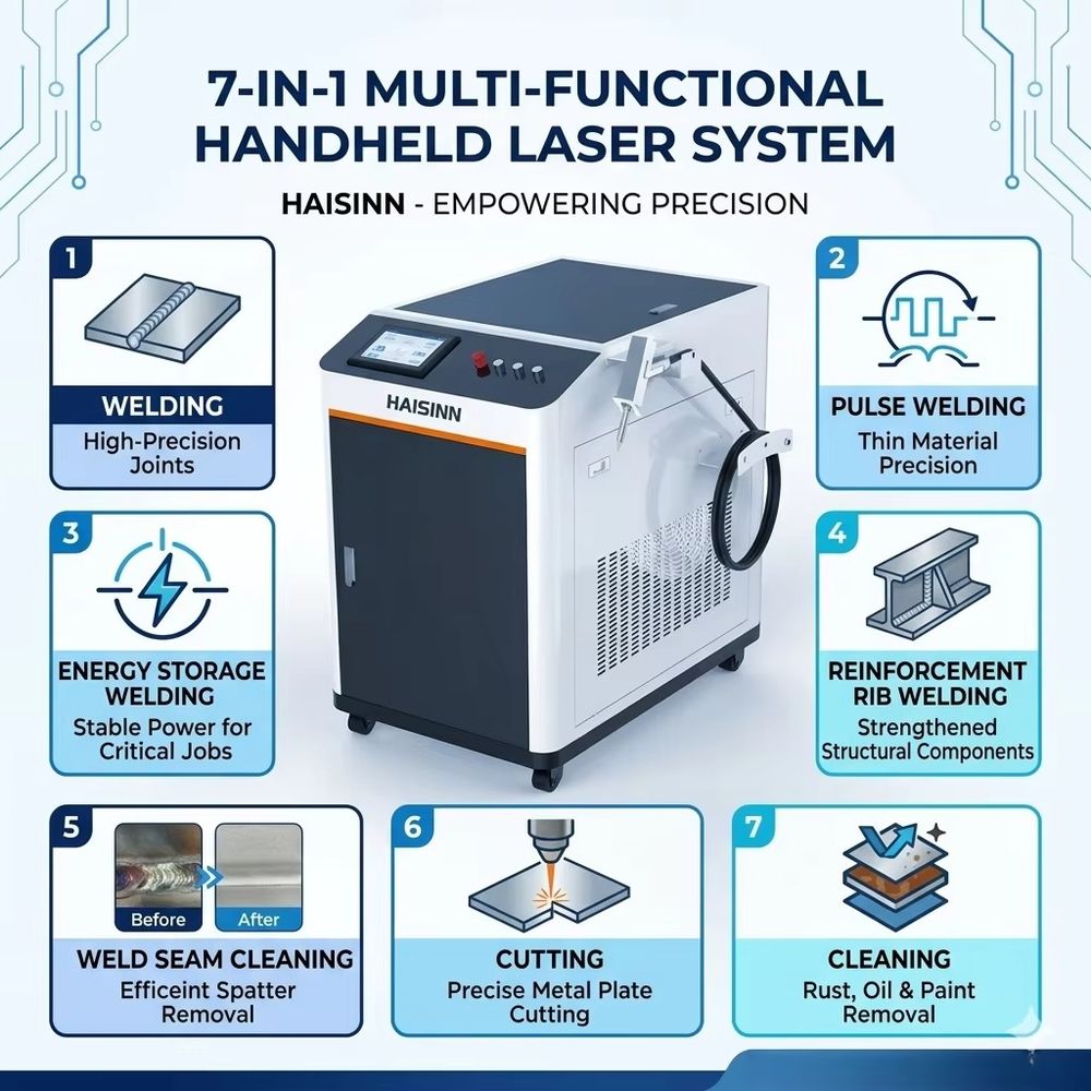 Przemysłowa ręczna spawarka la – Industrial Handheld Laser Welding Machine recenzja i cena