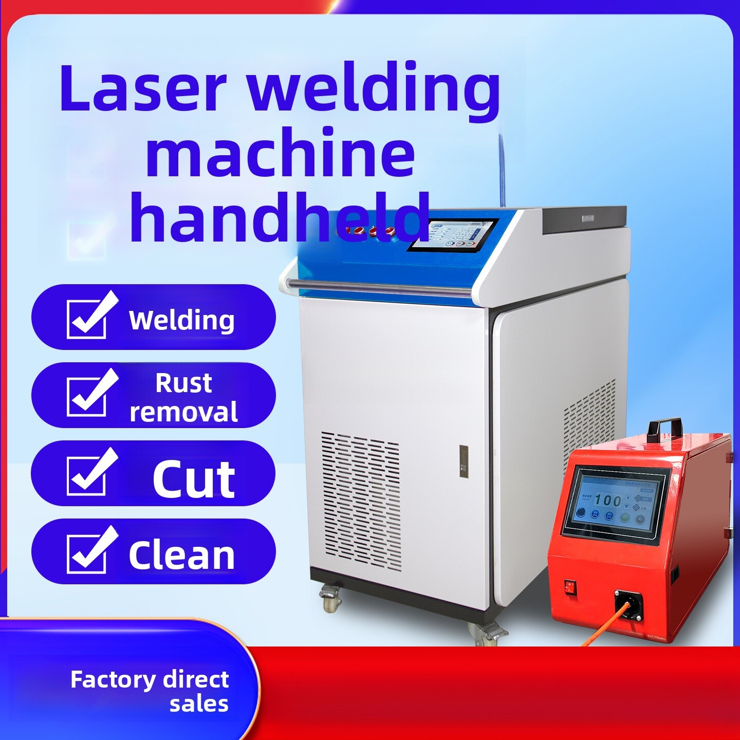 Ręczna, przemysłowa, w pełni a – Industrial Handheld Laser Welding Machine recenzja i cena