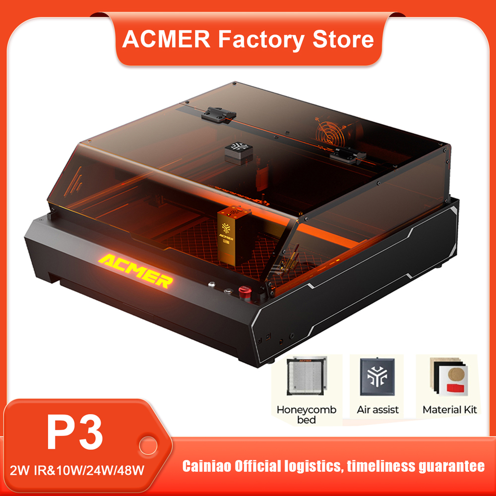 ACMER P3 48W 24W 10W+IR 2W Las – Industrial Laser Etching Machine recenzja i cena