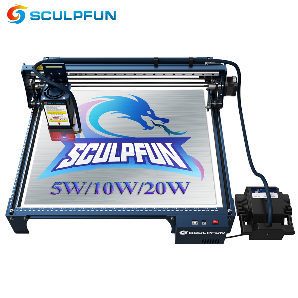 SCULPFUN S30/S30 PRO/S30 PRO M – Industrial Laser Engraver recenzja i cena